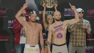 Kleber Koike Erbst (z lewej) i Artur "Kornik" Sowiński