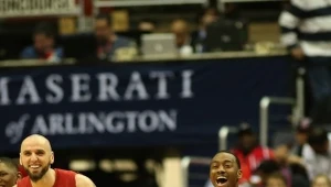 Marcin Gortat i John Wall.