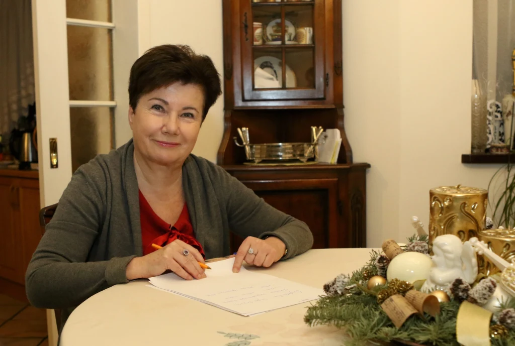 Hanna Gronkiewicz-Waltz w domu Hanna Gronkiewicz-Waltz w domu