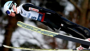Kamil Stoch podczas mistrzostw Polski w Wiśle