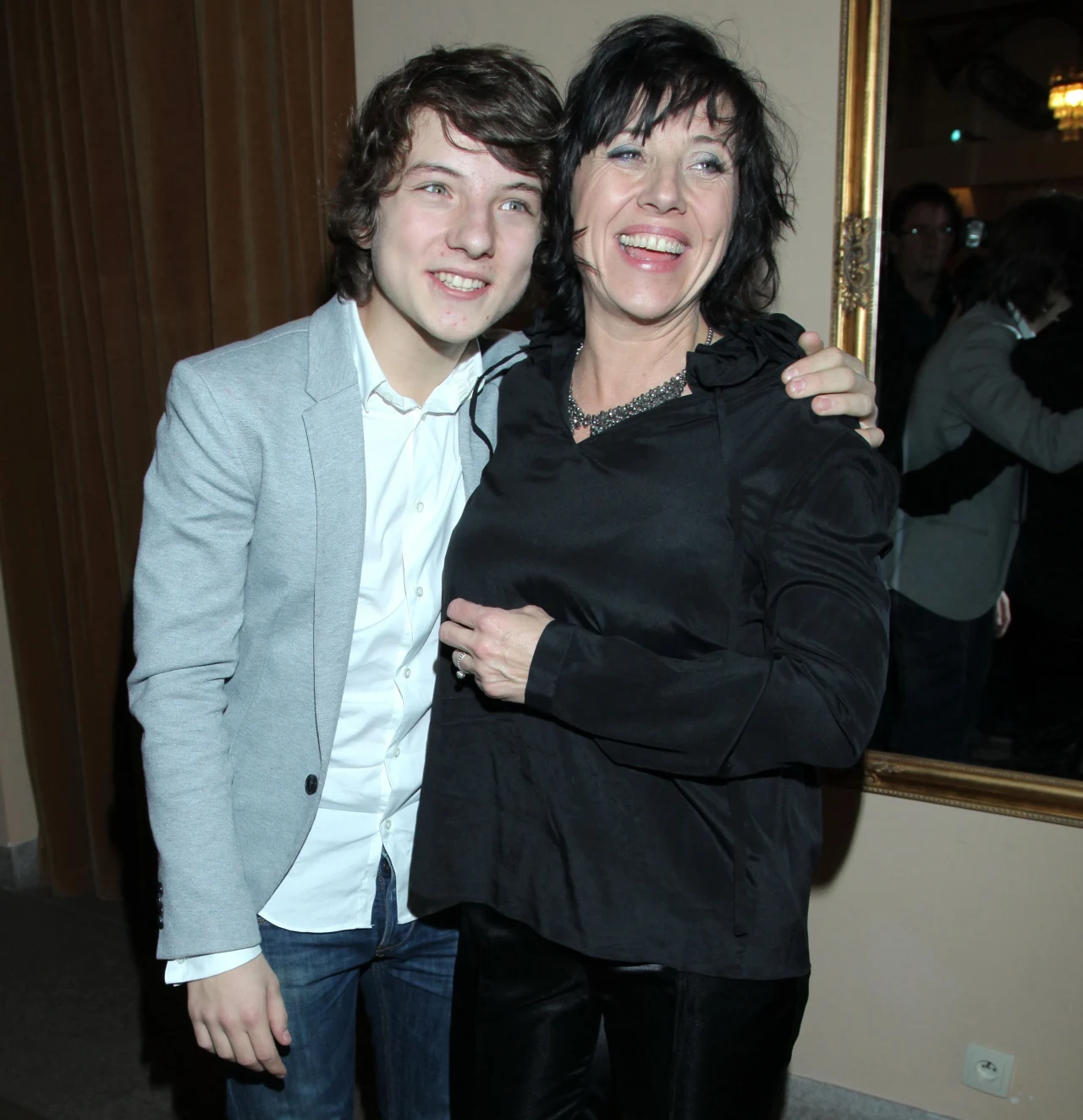 Hanna Śleszyńska z synem Kubą Hanna Śleszyńska z synem Kubą