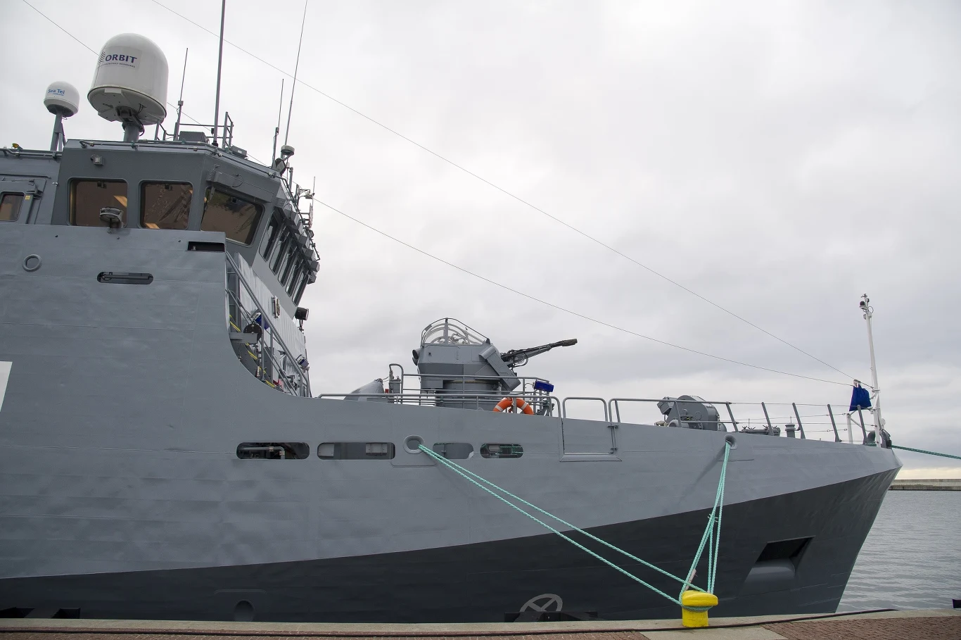 Dziób ORP "Kormoran"