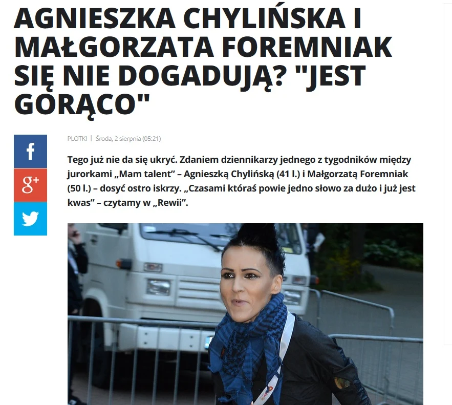 News o Agnieszce Chylińskiej