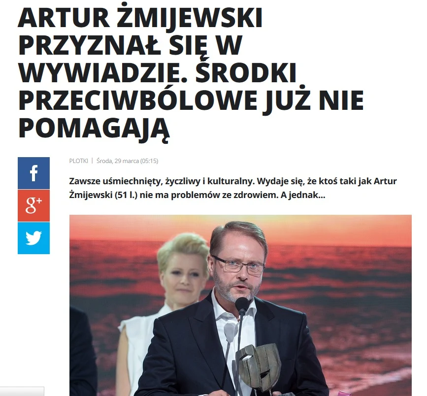 News o Arturze Żmijewskim News o Arturze Żmijewskim