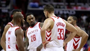 Koszykarze Houston Rockets.
