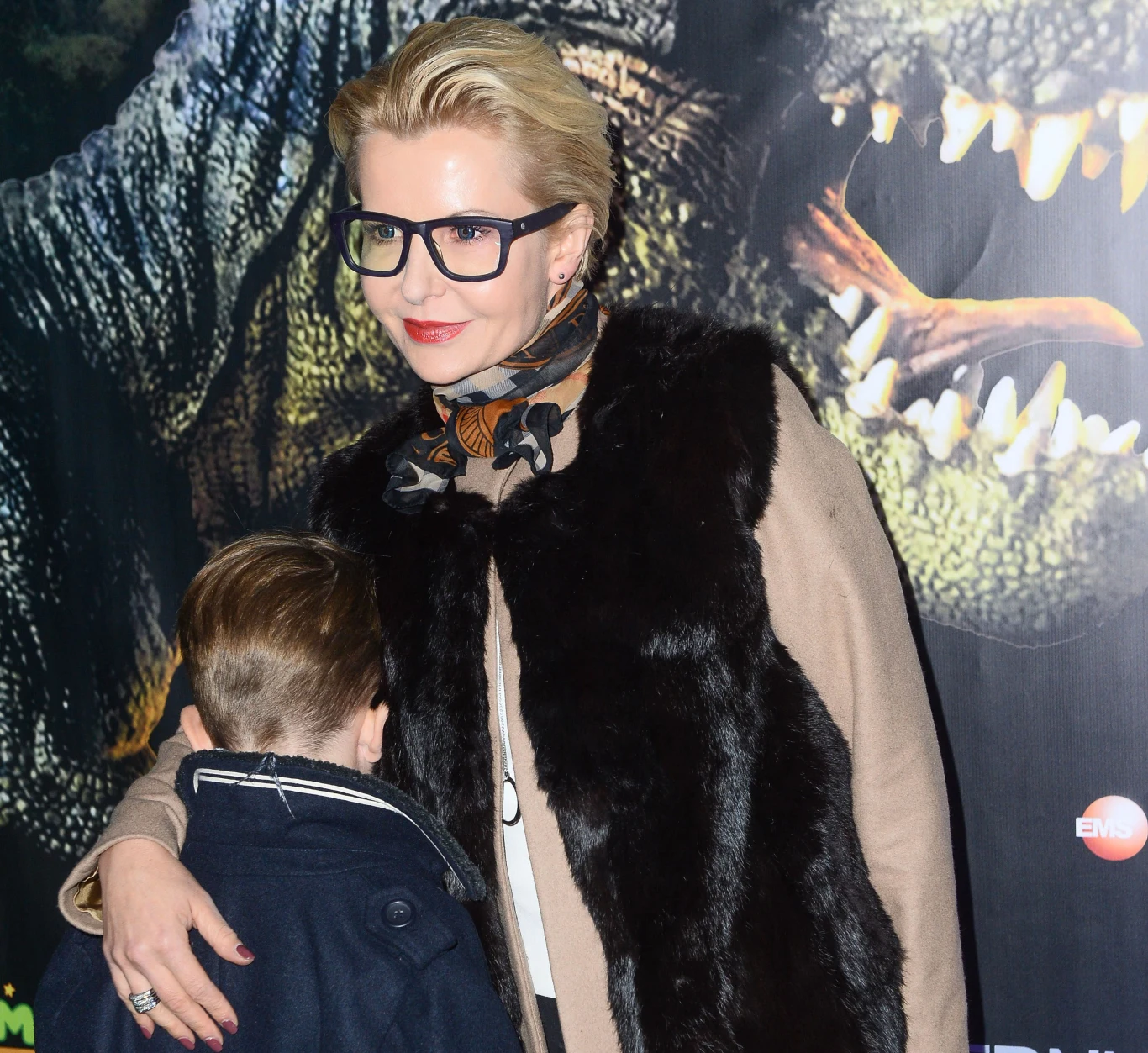 Joanna Racewicz z synem