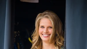 Natalia Rybicka na planie "Blondynki"