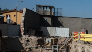 Na zdjęciu: Prace związane z przebudową i rozbudową dawnego aresztu w Ostrołęce dla celów Muzeum Żołnierzy Wyklętych