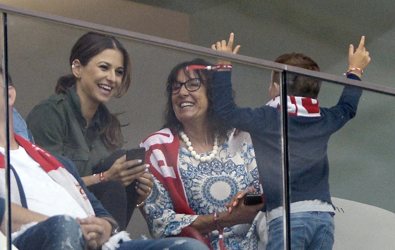 Anna Lewandowska z teściową, Iwoną Lewandowską