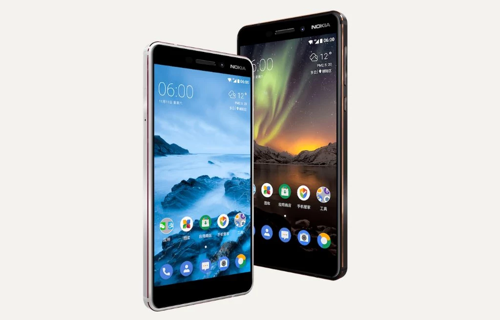 Nokia 6 (2018) jest na razie dostępna tylko w Chinach