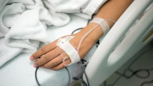 Pacjent w szpitalu, zdjęcie ilustracyjne