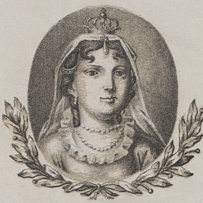 Aldona Anna na portrecie według wzoru Michała Stachowicza (domena publiczna)