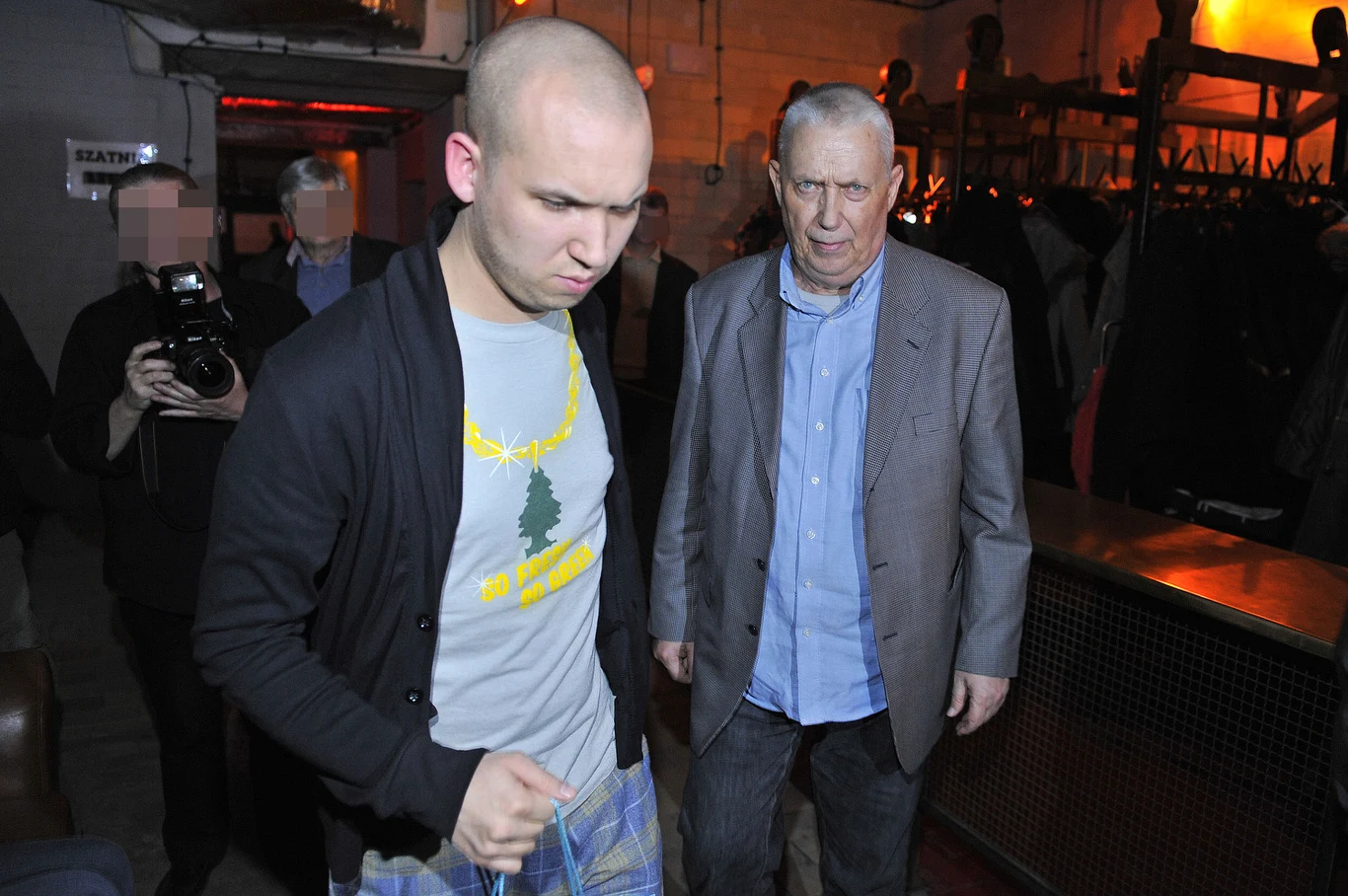 Jan Młynarski z ojcem