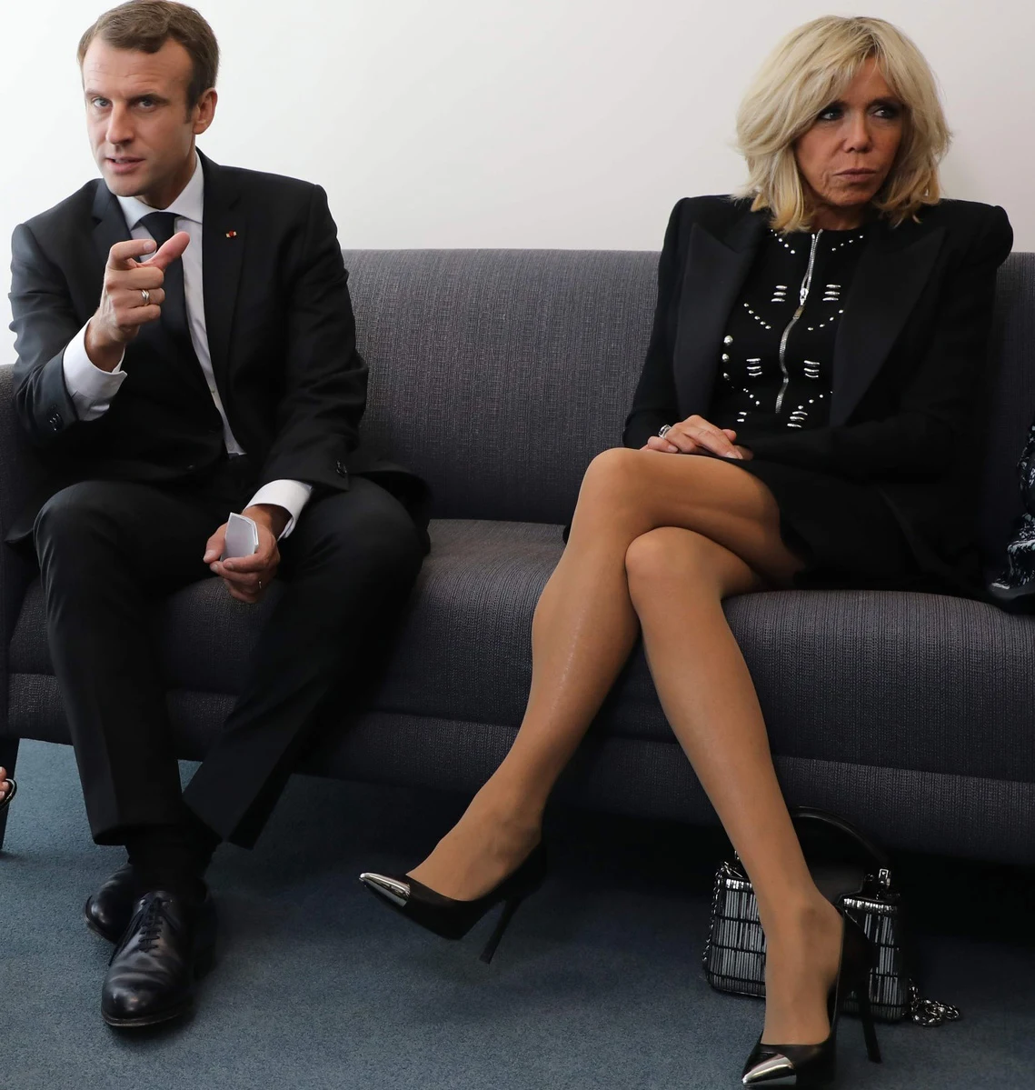 Emmanuele i Brigitte Macron Emmanuele i Brigitte Macron