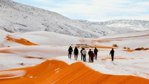 Śnieg na Saharze