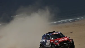 Jakub Przygoński na trasie trzeciego etapu