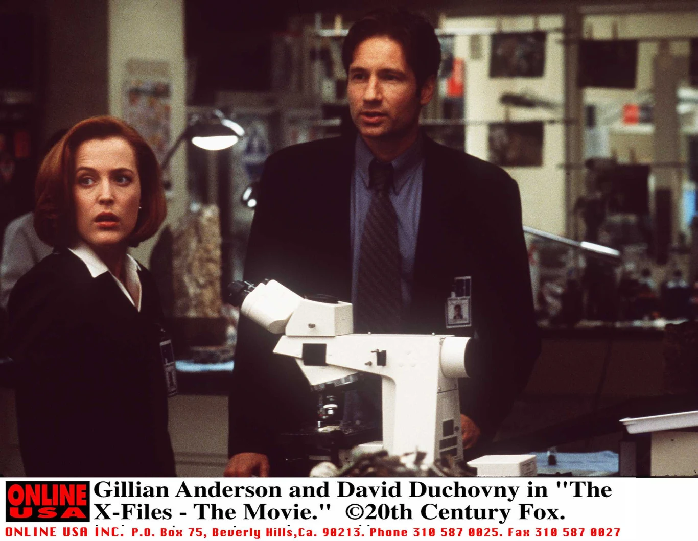 Gillian Anderson i David Duchovny, 1998 rok