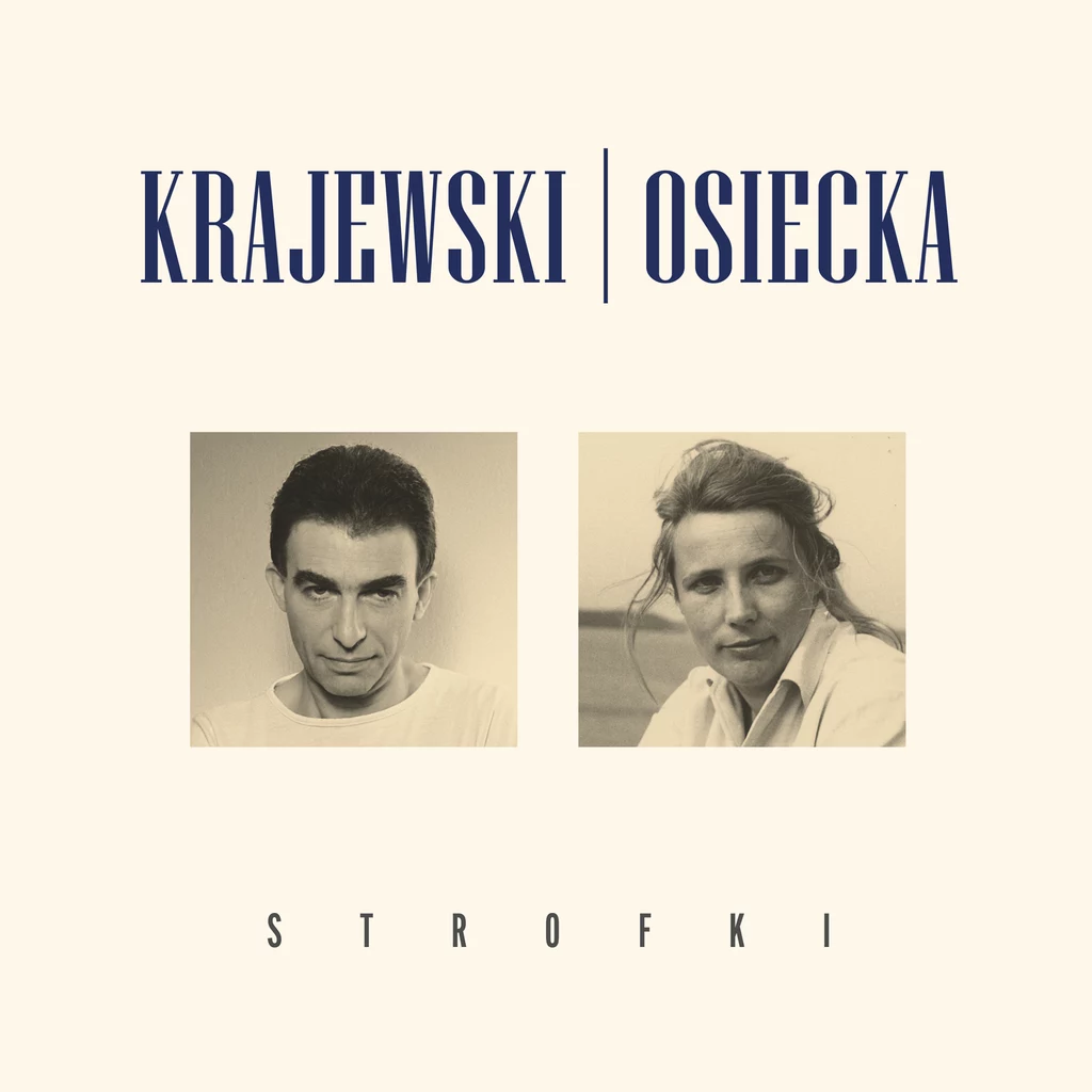 Okładka płyty "Strofki" duetu Krajewski/Osiecka