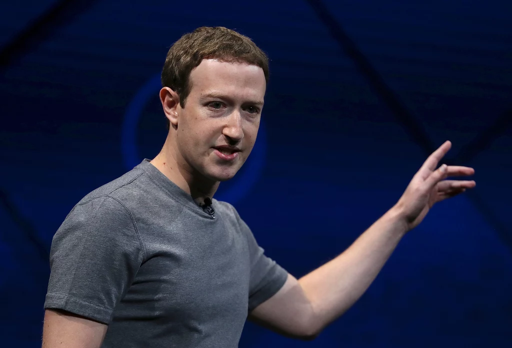 Twórca Facebooka Mark Zuckerberg
