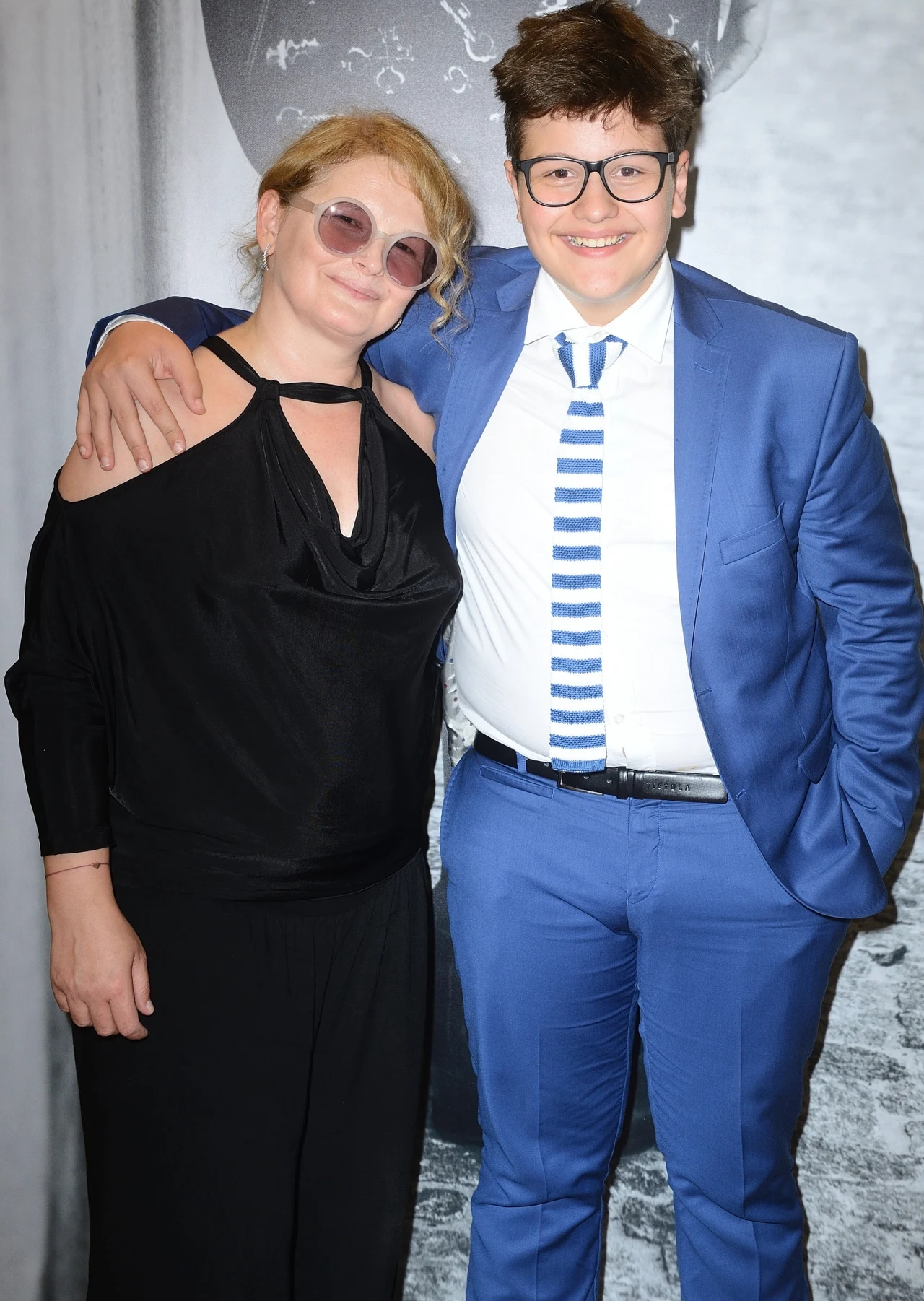 Dominika Ostałowska z synem Hubertem