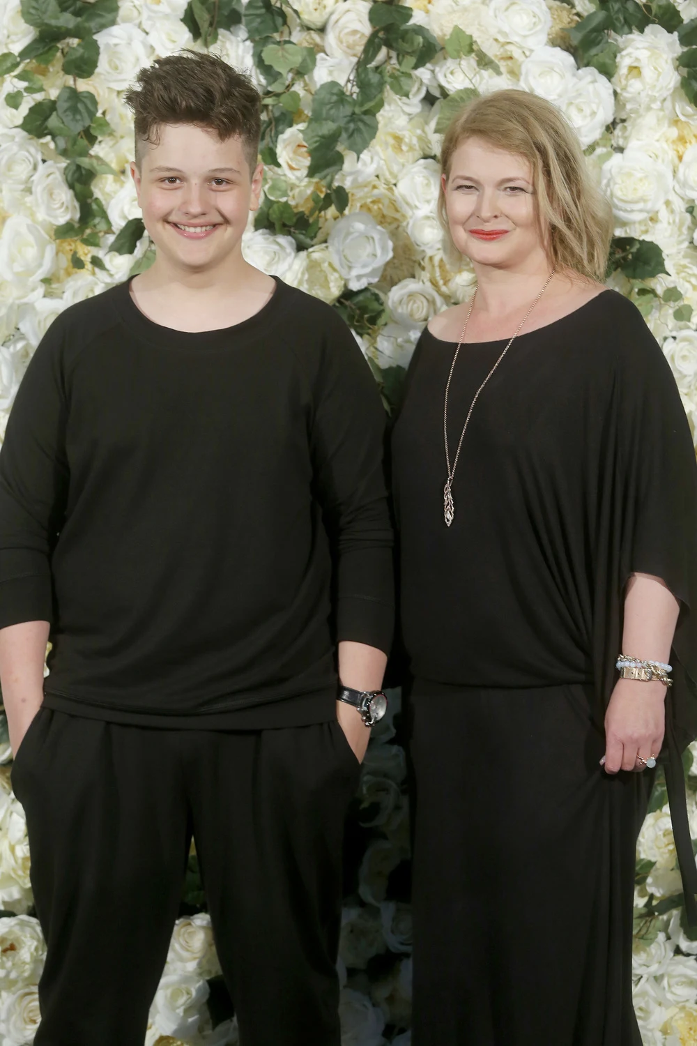 Dominika Ostałowska z synem Dominika Ostałowska z synem