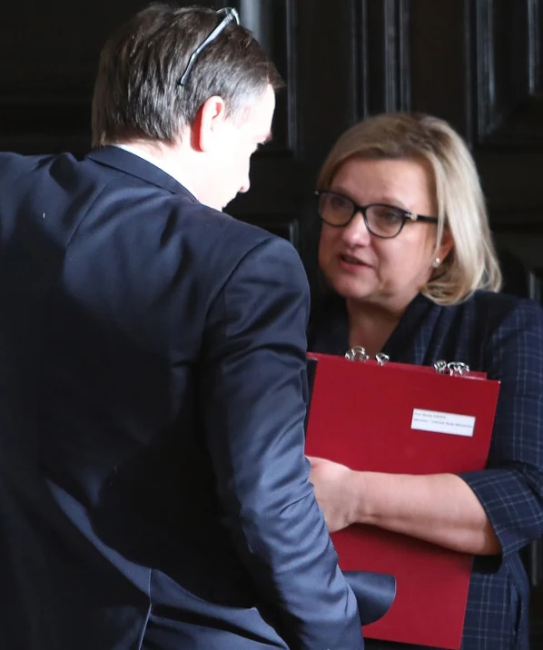 Zbigniew Ziobro i Beata Kempa w Sejmie Zbigniew Ziobro i Beata Kempa w Sejmie