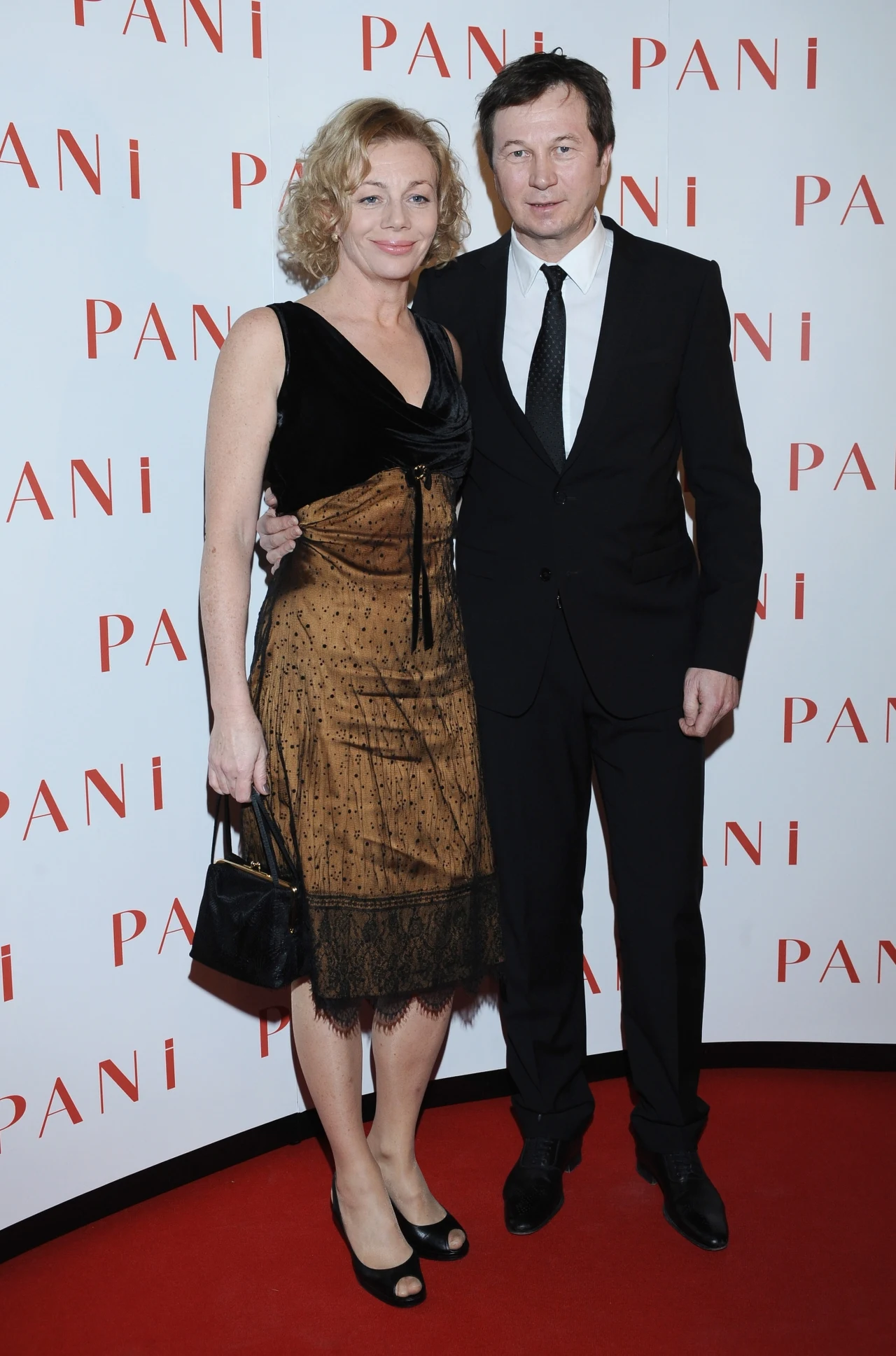 Piotr Cyrwus z żoną