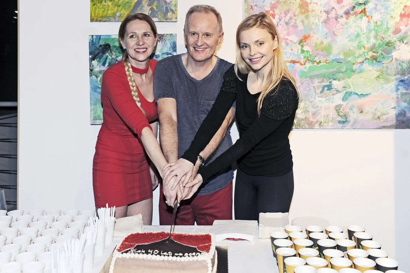 Marzanna Graff, Aleksander Mikołajczak i Iza Miko Marzanna Graff, Aleksander Mikołajczak i Iza Miko