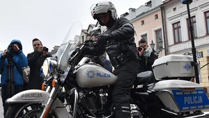 ​Policyjny Harley-Davidson z drukarką mandatów