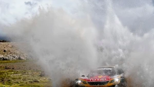 Stephane Peterhansel i Jean Paul Cottret na trasie Rajdu Dakar w Boliwii