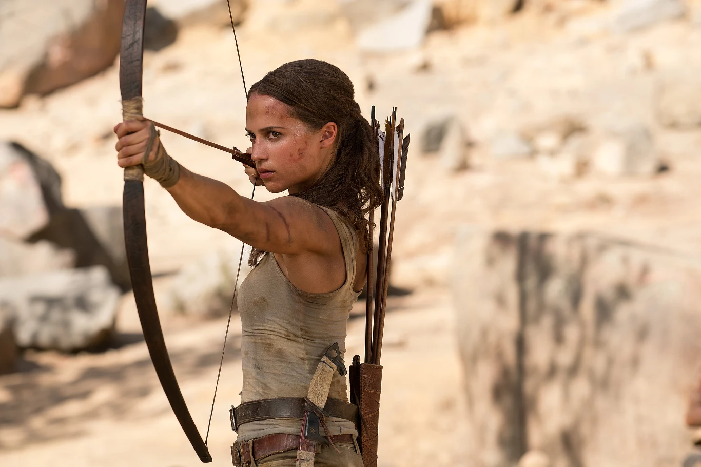 Alicia Vikander jako Lara Croft Alicia Vikander jako Lara Croft