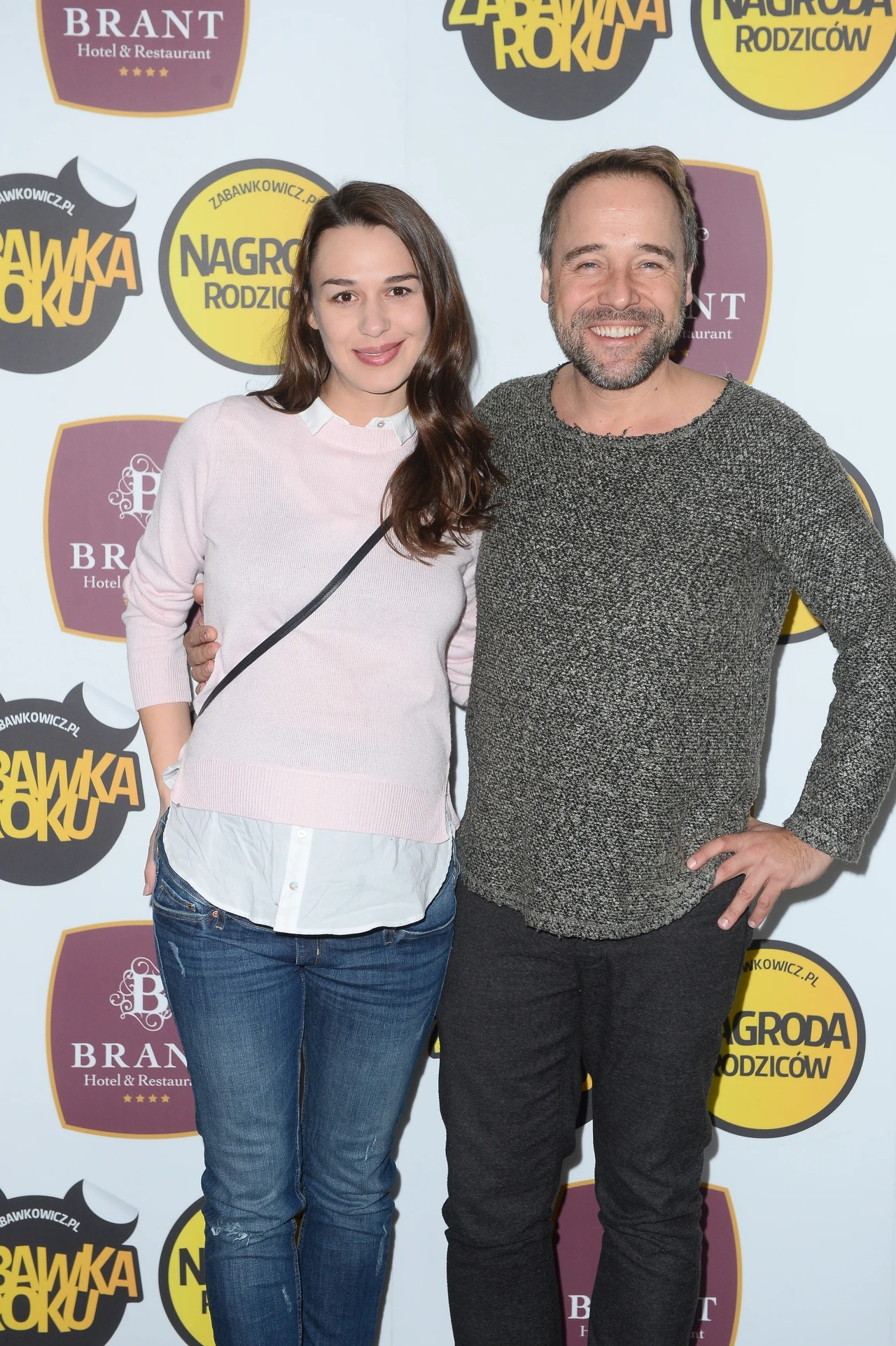 Łukasz Nowicki z żoną Łukasz Nowicki z żoną