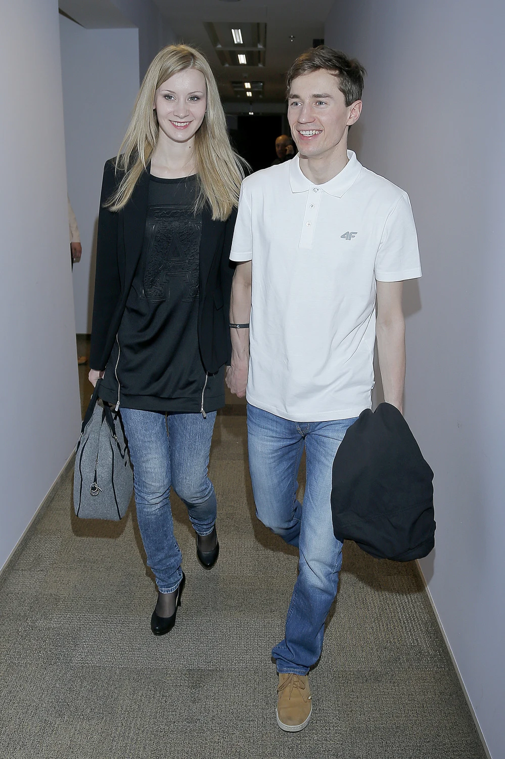 Kamil Stoch z żona Ewą Kamil Stoch z żona Ewą