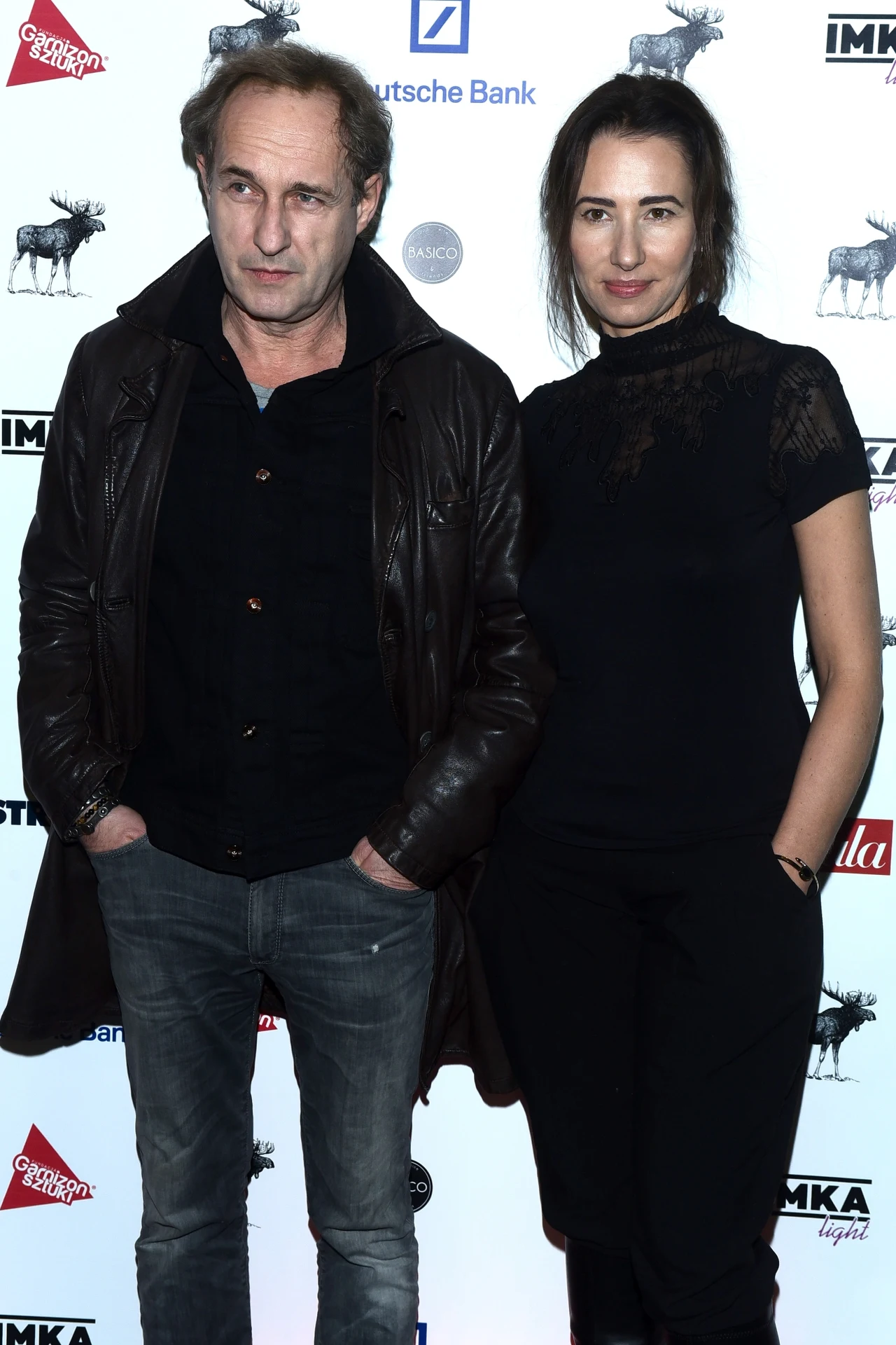 Aleksandra Popławska z mężem