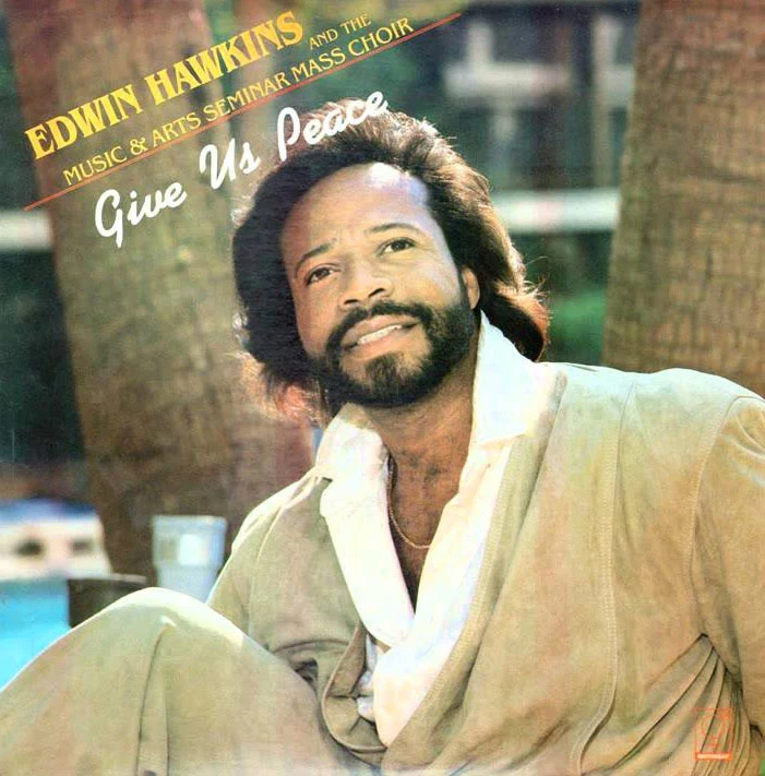 Edwin Hawkins na okładce płyty "Give Us Peace"