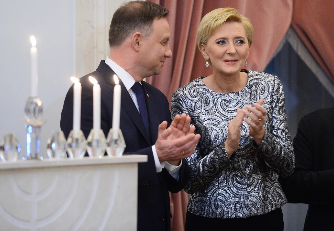 Agata Duda z mężem Agata Duda z mężem