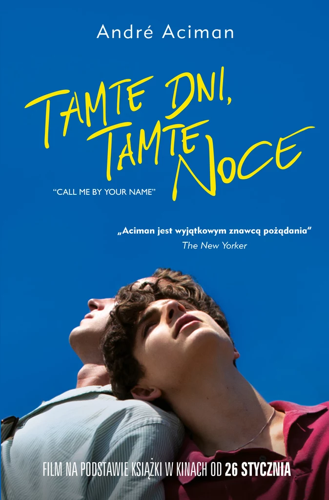 "Tamte dni, tamte noce", Andre Aciman 