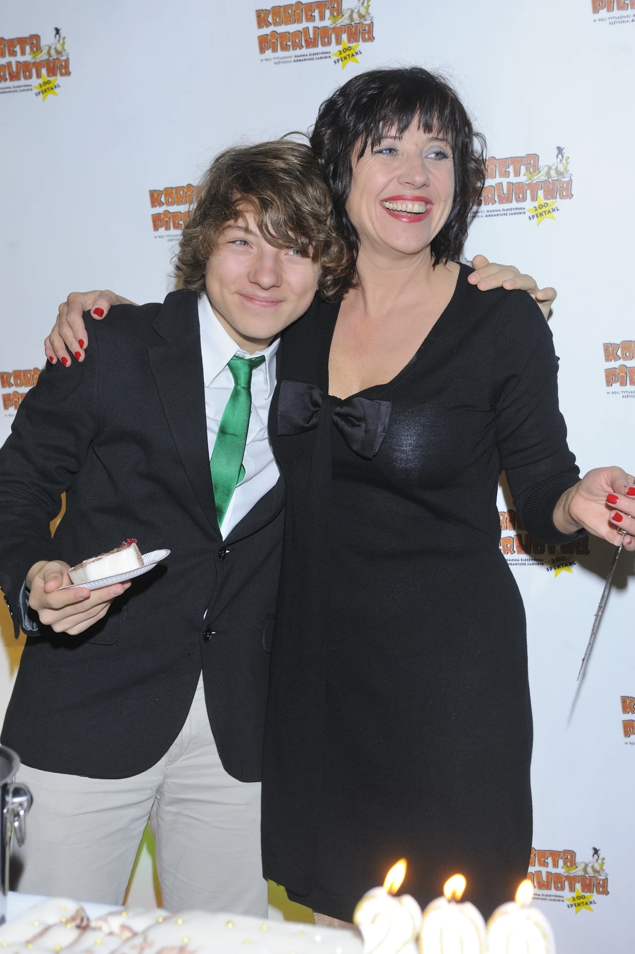 Kuba z mamą Kuba z mamą