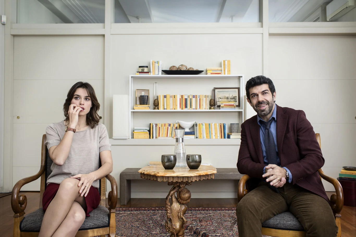 Kasia Smutniak i Pierfrancesco Favino w filmie "Żona czy mąż?" 