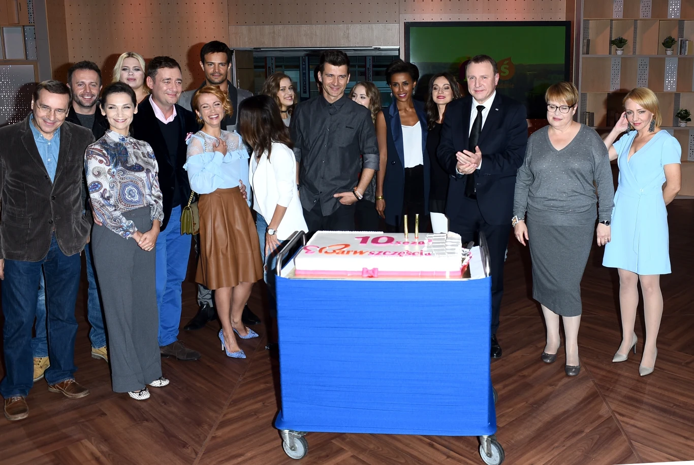 Ekipa "Barw szczęścia" na jubileuszu serialu Ekipa "Barw szczęścia" na jubileuszu serialu