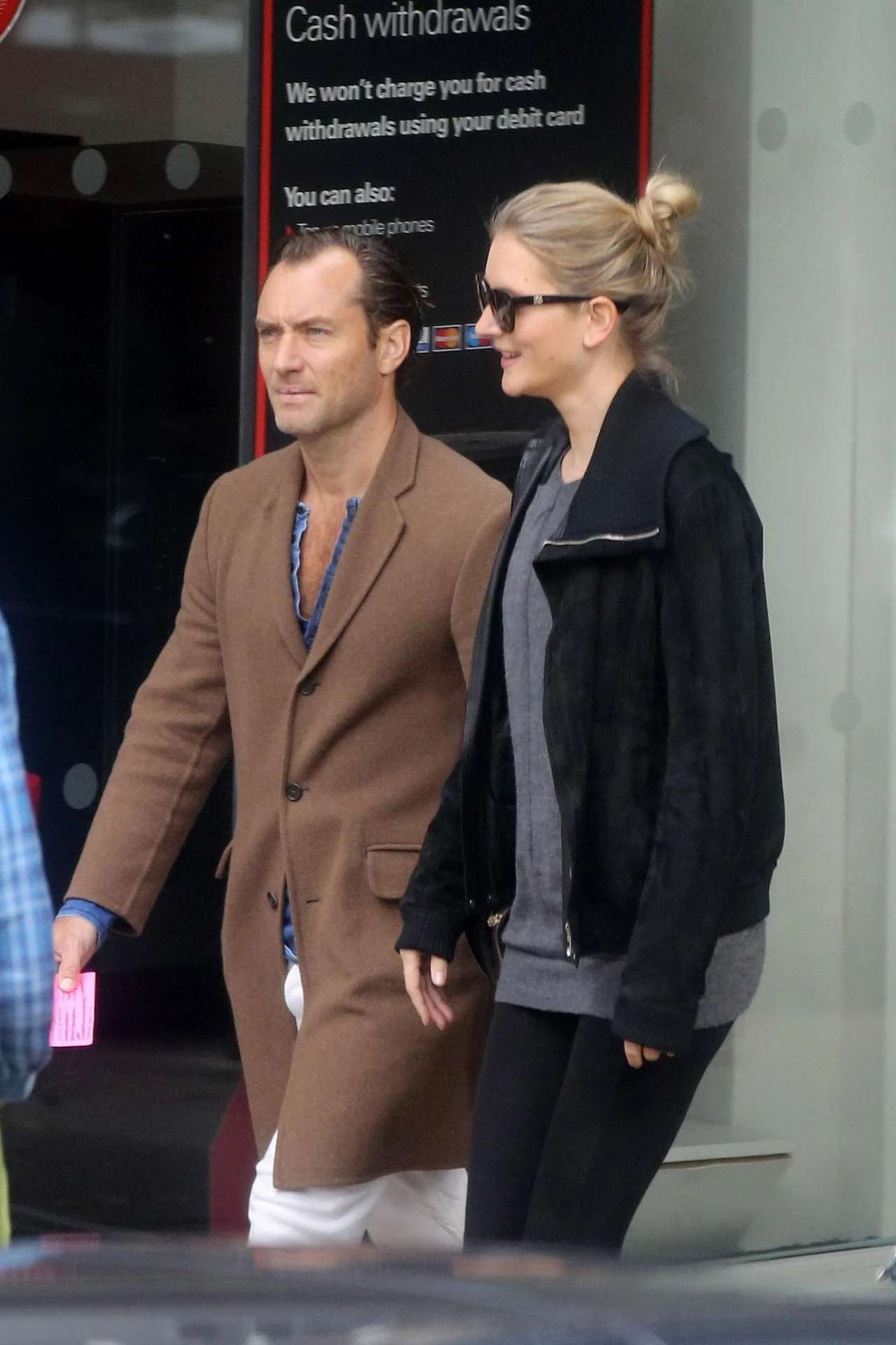 Jude Law z partnerką, Phillipy Coan Jude Law z partnerką, Phillipy Coan