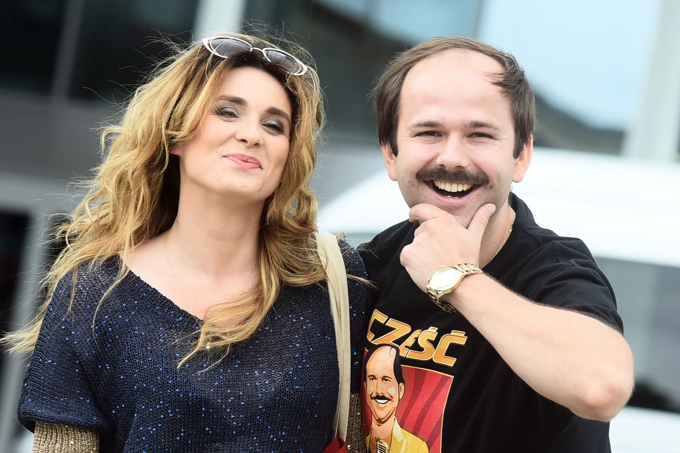 Sławomir Zapała i Magdalena Kajrowicz Sławomir Zapała i Magdalena Kajrowicz