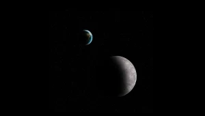Przestrzeń pomiędzy Ziemią a Księżycem często naruszają małe planetoidy. Źródło: K. Kanawka, kosmonauta.net