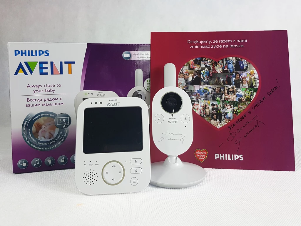 Niania elektryczna Philips Avent SCD630 z podpisem Darii Widawskiej