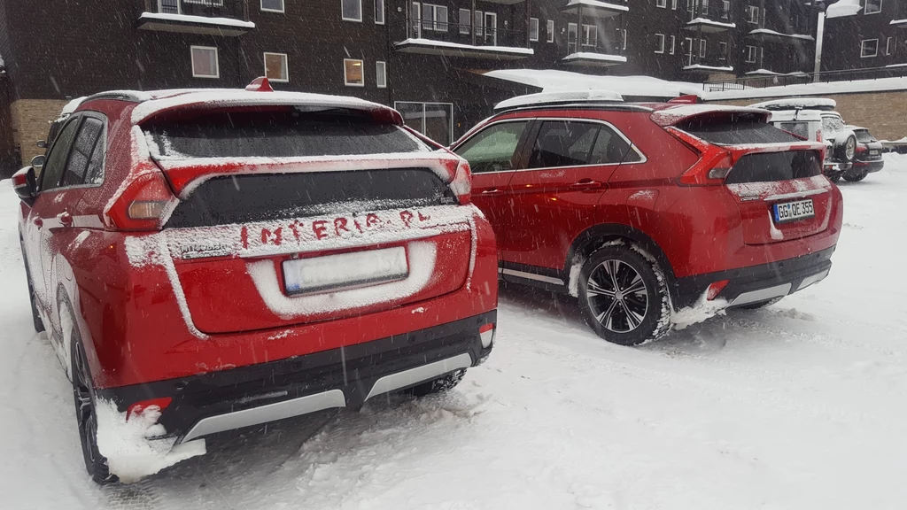 Mitsubishi eclipse cross na północy Norwegii