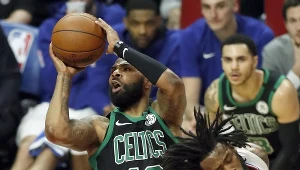 Marcus Morris (z piłką) z Boston Celtics