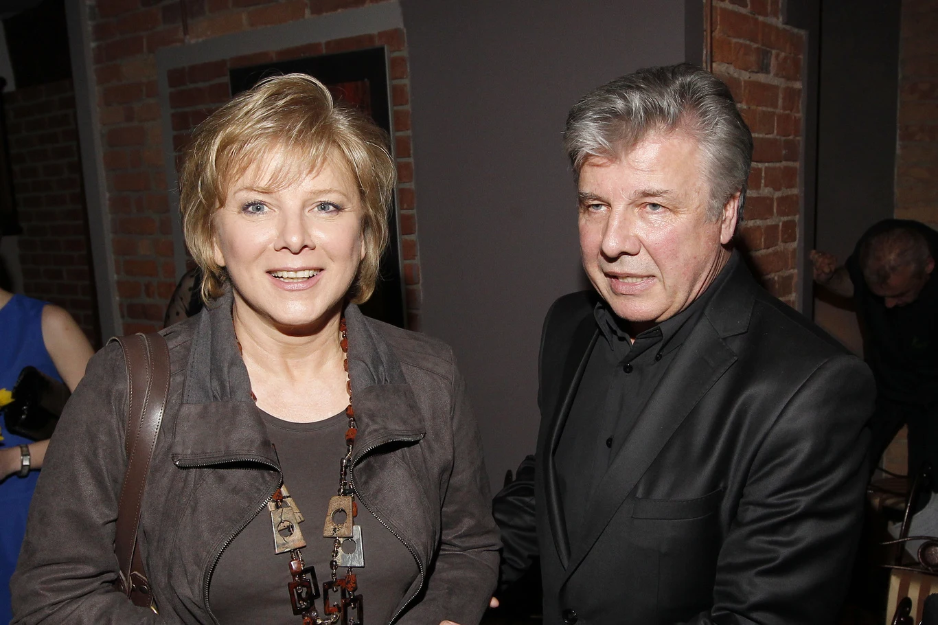 Dorota Kamińska i jej brat Emilian Kamiński Dorota Kamińska i jej brat Emilian Kamiński