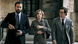 Andrea Piedimonte Bodini, Michelle Williams i Mark Wahlberg w filmie "Wszystkie pieniądze świata"