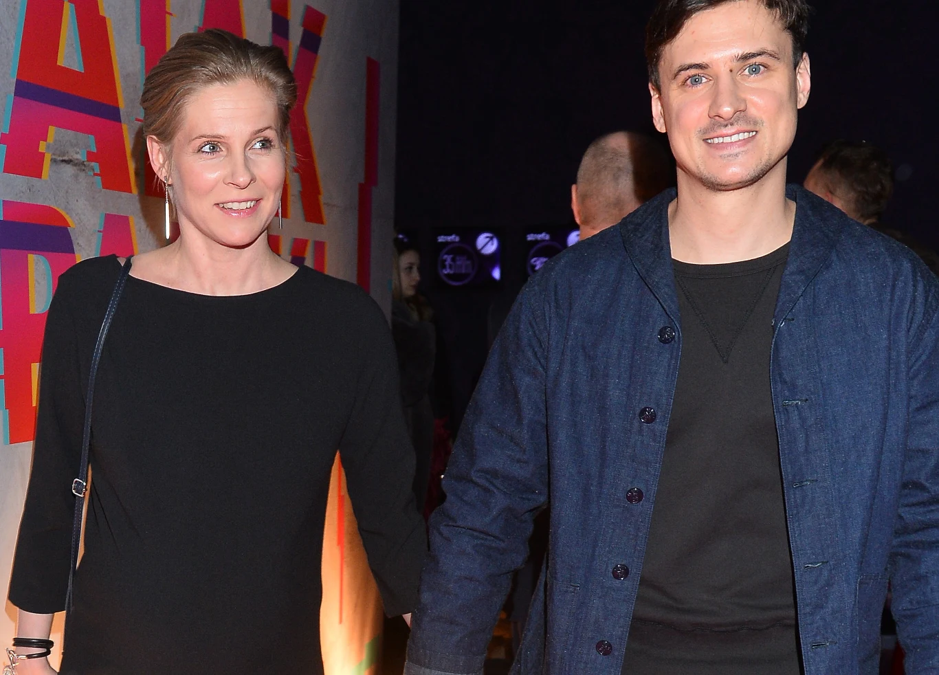 Mateusz Damięcki z żoną Mateusz Damięcki z żoną