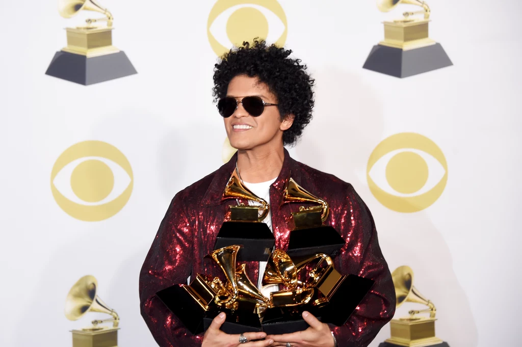 Bruno Mars i jego "urobek" z gali Grammy 2018